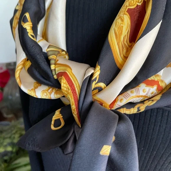 DAKS London Silk Scarf.